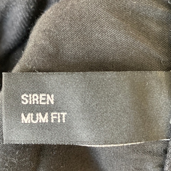 NEON Blonde Siren Mum Fit High Rise Denim Jeans Frayed Black Wash Women's 28 - Picture 14 of 16